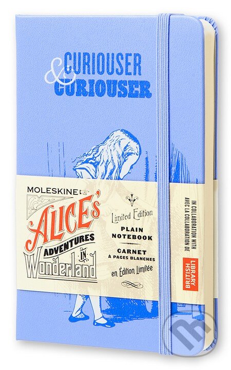 Moleskine – Alica v krajine zázrakov/Alenka v říši divů modrý zápisník (Moleskine). Moleskine, 2015 Moleskine – Alica v krajine zázrakov/Alenka v říši divů modrý zápisník (Moleskine). Moleskine, 2015