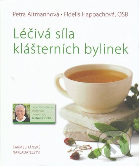 Kniha: Léčivá síla klášterních bylinek (Petra Altmannová a Fidelis Happachová). Karmelitánské nakladatelství, 2008 Kniha: Léčivá síla klášterních bylinek (Petra Altmannová a Fidelis Happachová). Karmelitánské nakladatelství, 2008