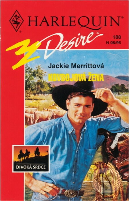 Kniha: Kovbojova žena (Jackie Merritt). Harlequin, 1996 Kniha: Kovbojova žena (Jackie Merritt). Harlequin, 1996