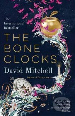 Kniha: The Bone Clocks (David Mitchell). Sceptre, 2015 Kniha: The Bone Clocks (David Mitchell). Sceptre, 2015