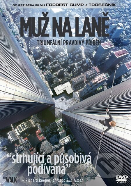 Film: Muž na laně (Robert Zemeckis) (DVD). Bonton Film, 2016 Film: Muž na laně (Robert Zemeckis) (DVD). Bonton Film, 2016