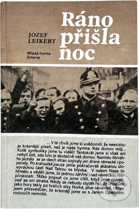 Kniha: Ráno přišla noc (Jozef Leikert). , 1989 Kniha: Ráno přišla noc (Jozef Leikert). , 1989