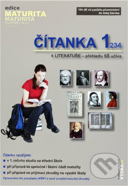 Kniha: Čítanka 1 : k Literatuře - přehledu SŠ učiva (Otakar Slanař). Petra Velanová, 2006 Kniha: Čítanka 1 : k Literatuře - přehledu SŠ učiva (Otakar Slanař). Petra Velanová, 2006