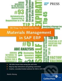Kniha: Materials Management in SAP ERP (Martin Murray). SAP Press, 2013 Kniha: Materials Management in SAP ERP (Martin Murray). SAP Press, 2013