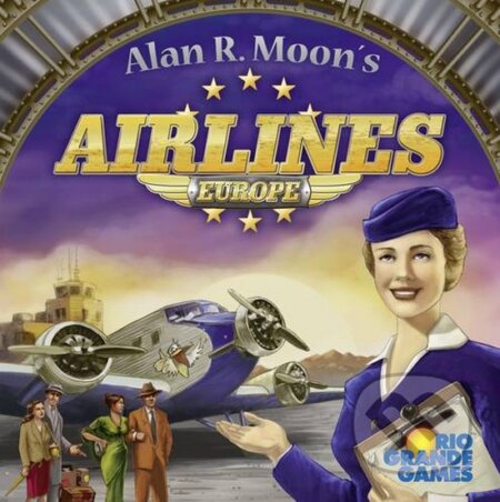 Společenská hra: Airlines Europe (Alan R. Moon). REXhry, 2015 Společenská hra: Airlines Europe (Alan R. Moon). REXhry, 2015