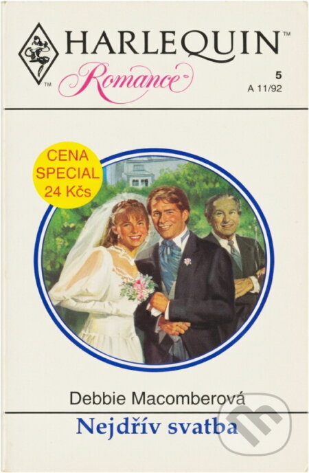 Kniha: Nejdřív svatba (Debbie Macomber). Harlequin, 1992 Kniha: Nejdřív svatba (Debbie Macomber). Harlequin, 1992