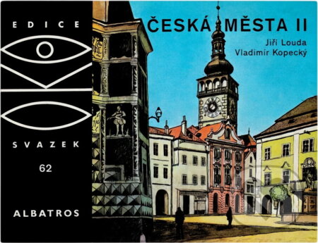 Kniha: Česká města II (Jiří Louda). , 1983 Kniha: Česká města II (Jiří Louda). , 1983