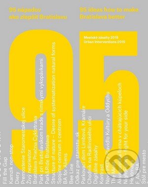 Kniha: 95 nápadov ako zlepšiť Bratislavu / 95 ideas how to make Bratislava better (Autorský kolektív). OZ My sme mesto, 2015 Kniha: 95 nápadov ako zlepšiť Bratislavu / 95 ideas how to make Bratislava better (Autorský kolektív). OZ My sme mesto, 2015