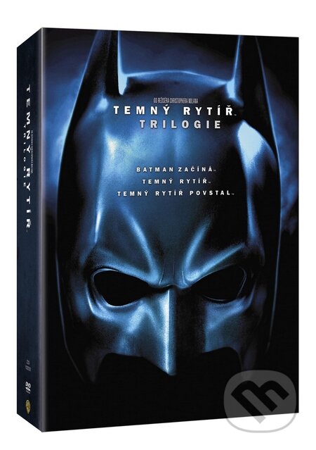 Film: Temný rytíř trilogie (Christopher Nolan) (DVD). Magicbox, 2015 Film: Temný rytíř trilogie (Christopher Nolan) (DVD). Magicbox, 2015