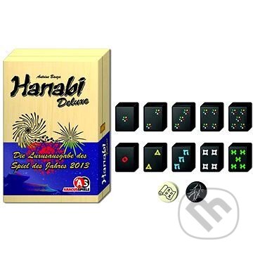 Společenská hra: Hanabi Deluxe (Antoine Bauza). REXhry, 2015 Společenská hra: Hanabi Deluxe (Antoine Bauza). REXhry, 2015