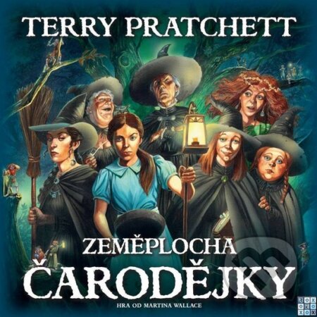 Spoločenská hra: Zeměplocha: Čarodějky (Martin Wallace). REXhry, 2015 Spoločenská hra: Zeměplocha: Čarodějky (Martin Wallace). REXhry, 2015