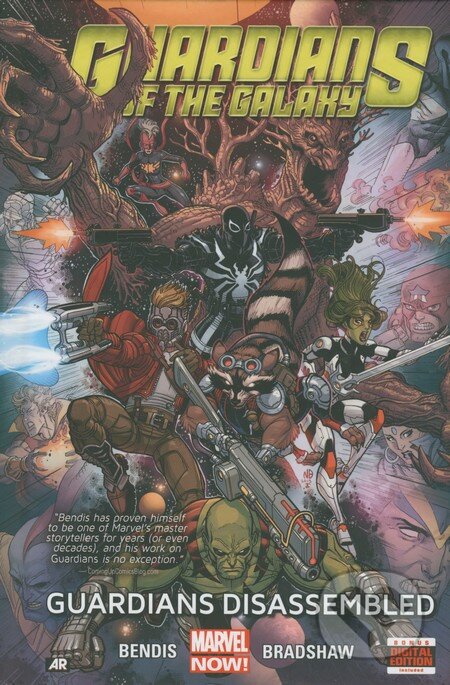 Kniha: Guardians of the Galaxy (Volume 3) (Brian Michael Bendis a Nick Bradshaw). Marvel, 2014 Kniha: Guardians of the Galaxy (Volume 3) (Brian Michael Bendis a Nick Bradshaw). Marvel, 2014