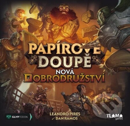 Společenská hra: Papírové Doupě: Nová dobrodružství - rozšíření (Tlama games). Tlama games, 2023 Společenská hra: Papírové Doupě: Nová dobrodružství - rozšíření (Tlama games). Tlama games, 2023