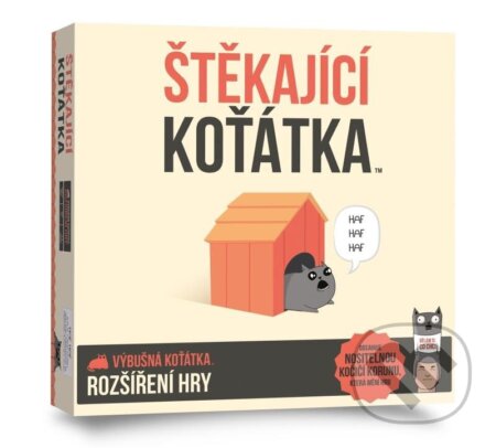 Spoločenská hra: Výbušná koťátka - rozšíření Štěkající koťátka (ADC BF). ADC BF, 2023 Spoločenská hra: Výbušná koťátka - rozšíření Štěkající koťátka (ADC BF). ADC BF, 2023