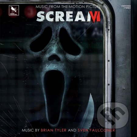 Hudobné CD: Sven Faulconer & Brian Tyler: Scream VI (Hudobné albumy). Hudobné albumy, 2023 Hudobné CD: Sven Faulconer & Brian Tyler: Scream VI (Hudobné albumy). Hudobné albumy, 2023
