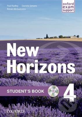 Kniha: New Horizons 4: Student's Book (Daniela Simons a Paul Radley). Oxford University Press, 2012 Kniha: New Horizons 4: Student's Book (Daniela Simons a Paul Radley). Oxford University Press, 2012