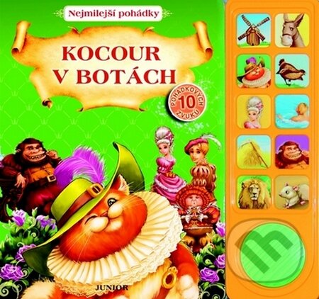 Kniha: Kocour v botách (Nakladatelství Junior). Nakladatelství Junior, 2011 Kniha: Kocour v botách (Nakladatelství Junior). Nakladatelství Junior, 2011