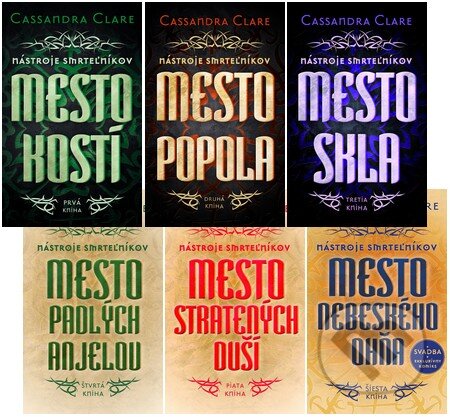 Kniha: Nástroje smrteľníkov (komplet 1. až 6. dielu) (Cassandra Clare) Kniha: Nástroje smrteľníkov (komplet 1. až 6. dielu) (Cassandra Clare)