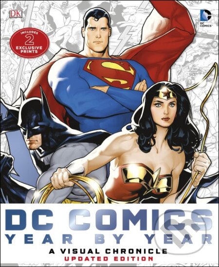 Kniha: DC Comics Year by Year (Alan Cowsill, Alex Irvine, Matthew K. Manning a kolektív). Dorling Kindersley, 2015 Kniha: DC Comics Year by Year (Alan Cowsill, Alex Irvine, Matthew K. Manning a kolektív). Dorling Kindersley, 2015