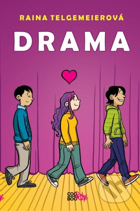 Kniha: Drama (Raina Telgemeier). CooBoo CZ, 2015 Kniha: Drama (Raina Telgemeier). CooBoo CZ, 2015
