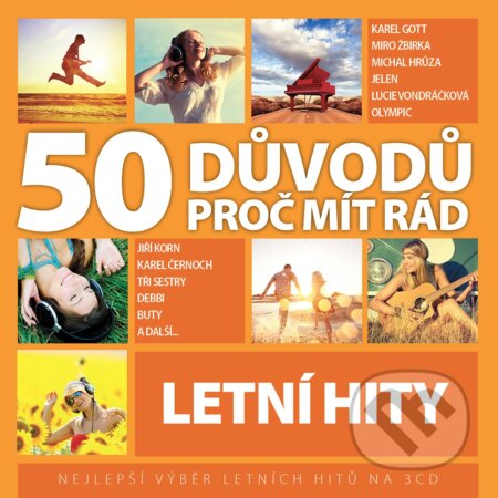 Hudobné CD: 50 Důvodů Proč Mít Rád Letní Hity (Various Artists) (Universal Music). Universal Music, 2015 Hudobné CD: 50 Důvodů Proč Mít Rád Letní Hity (Various Artists) (Universal Music). Universal Music, 2015
