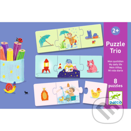 Puzzle: Puzzle trio: Môj bežný život (Djeco). Djeco, 2023 Puzzle: Puzzle trio: Môj bežný život (Djeco). Djeco, 2023