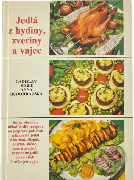 Kniha: Jedlá z hydiny, zveriny a vajec (Ladislav Bobiš a Anna Rudohradská). Osveta, 1984 Kniha: Jedlá z hydiny, zveriny a vajec (Ladislav Bobiš a Anna Rudohradská). Osveta, 1984
