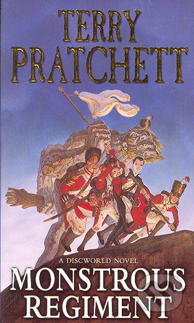 Kniha: Monstrous Regiment (Terry Pratchett). Corgi Books, 2005 Kniha: Monstrous Regiment (Terry Pratchett). Corgi Books, 2005