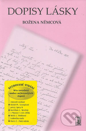 Kniha: Dopisy lásky (Božena Němcová). Carpe diem, 2004 Kniha: Dopisy lásky (Božena Němcová). Carpe diem, 2004