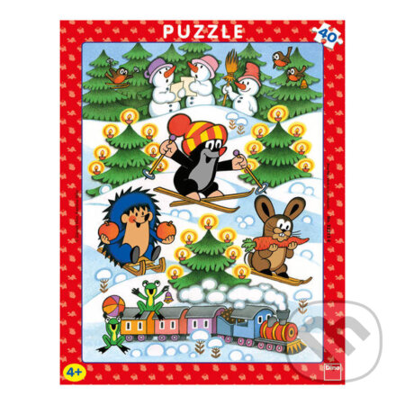 Puzzle: Krtek na sněhu (Zdeněk Miler a Kateřina Miler). Dino, 2015 Puzzle: Krtek na sněhu (Zdeněk Miler a Kateřina Miler). Dino, 2015