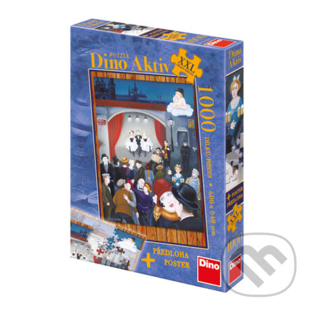 Puzzle: Iva Hüttnerová: Tančírna (Iva Hüttnerová). Dino, 2015 Puzzle: Iva Hüttnerová: Tančírna (Iva Hüttnerová). Dino, 2015
