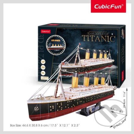Puzzle: Puzzle 3D LED - Titanic (EPEE). EPEE, 2023 Puzzle: Puzzle 3D LED - Titanic (EPEE). EPEE, 2023