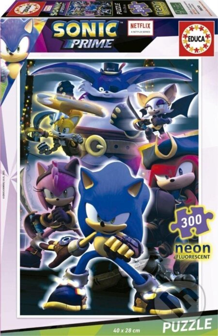 Puzzle: Svítící Sonic Prime (Educa). Educa, 2023 Puzzle: Svítící Sonic Prime (Educa). Educa, 2023