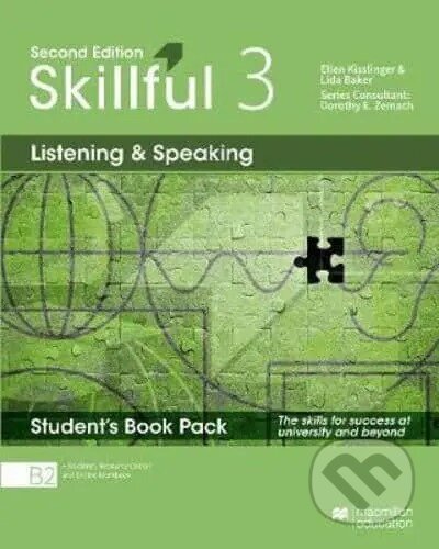Kniha: Skillful Listening & Speaking 3: Premium Teacher's Pack B2 (Ellen Kisslinger a Lida Baker). MacMillan Kniha: Skillful Listening & Speaking 3: Premium Teacher's Pack B2 (Ellen Kisslinger a Lida Baker). MacMillan