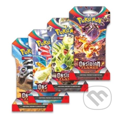 Spoločenská hra: Pokémon TCG: Scarlet & Violet 03 Obsidian Flames - 1 Blister Booster (Pokemon). Pokemon, 2023 Spoločenská hra: Pokémon TCG: Scarlet & Violet 03 Obsidian Flames - 1 Blister Booster (Pokemon). Pokemon, 2023