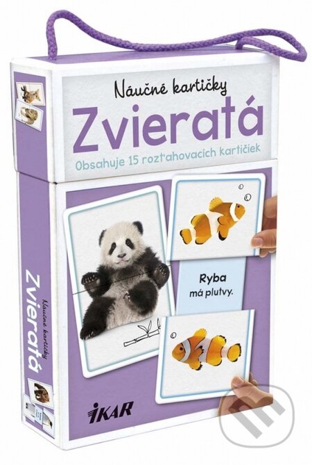 Kniha: Náučné kartičky – Zvieratá (Autorský kolektiv). Ikar, 2016 Kniha: Náučné kartičky – Zvieratá (Autorský kolektiv). Ikar, 2016