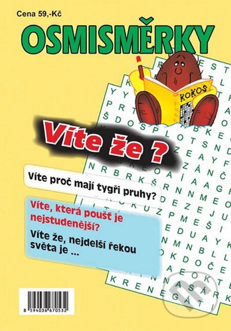 Kniha: Osmisměrky - Víte že? (Agrofin). Agrofin, 2015 Kniha: Osmisměrky - Víte že? (Agrofin). Agrofin, 2015