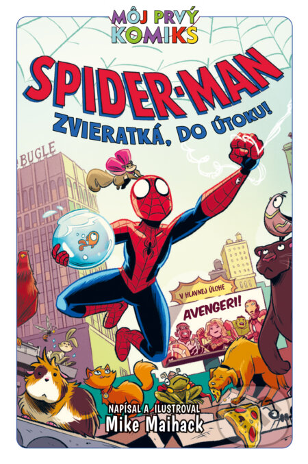 Kniha: Spider-Man: Zvieratká, do útoku! (Mike Maihack). Slovart, Crew, 2023 Kniha: Spider-Man: Zvieratká, do útoku! (Mike Maihack). Slovart, Crew, 2023