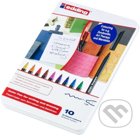 Edding Fixy 1200 - sada 10 ks, mix barev (Edding). Edding Edding Fixy 1200 - sada 10 ks, mix barev (Edding). Edding