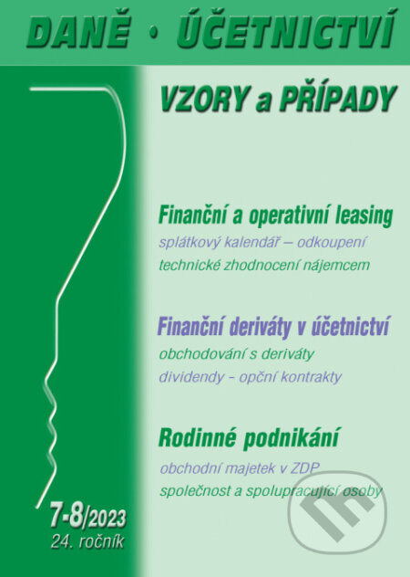 Daně, účetnictví, vzory a případy č. 9-10 / 2023 - Ukončení podnikání OSVČ (Poradce s.r.o.). Poradce s.r.o., 2023 Daně, účetnictví, vzory a případy č. 9-10 / 2023 - Ukončení podnikání OSVČ (Poradce s.r.o.). Poradce s.r.o., 2023