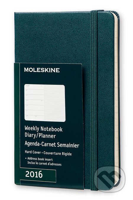 Moleskine – 12-mesačný zelený plánovací zápisník 2016, Moleskine, 2015