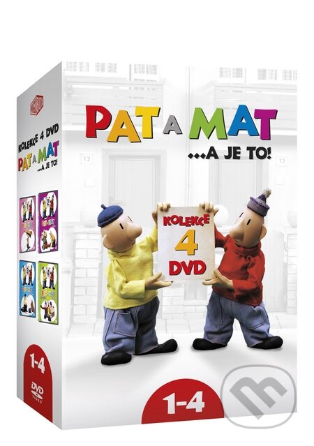Film: Pat a Mat kolekcia 1-4 (Lubomír Beneš) (DVD). Magicbox, 2015 Film: Pat a Mat kolekcia 1-4 (Lubomír Beneš) (DVD). Magicbox, 2015
