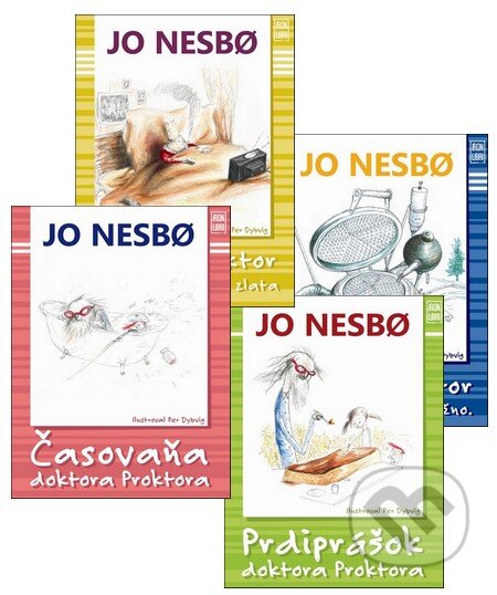 Kniha: Príbehy doktora Proktora III. (kolekcia štyroch dielov) (Jo Nesbo a Per Dybvig). Slovart, Iron Libri Kniha: Príbehy doktora Proktora III. (kolekcia štyroch dielov) (Jo Nesbo a Per Dybvig). Slovart, Iron Libri