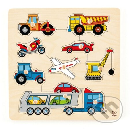 Puzzle: Vkladacie puzzle Dopravné prostriedky (Hape). Hape, 2015 Puzzle: Vkladacie puzzle Dopravné prostriedky (Hape). Hape, 2015