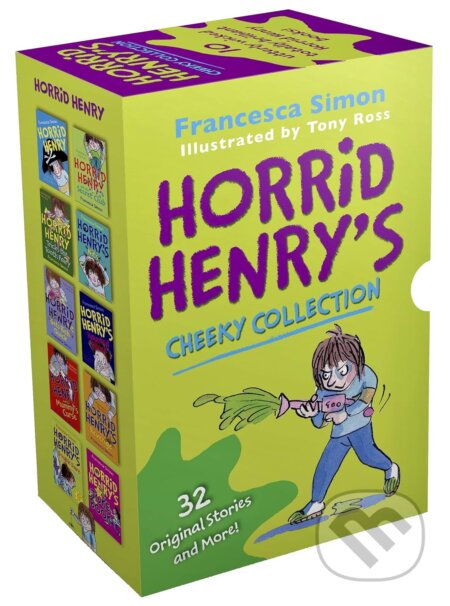 Kniha: Horrid Henry Cheeky Collection 10 Books Box (Francesca Simon a Tony Ross (Illustrátor)). Hachette Childrens Group, 2016 Kniha: Horrid Henry Cheeky Collection 10 Books Box (Francesca Simon a Tony Ross (Illustrátor)). Hachette Childrens Group, 2016