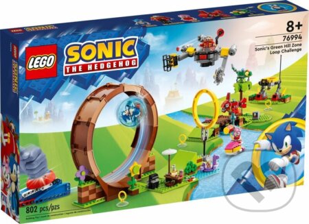 Spoločenská hra: LEGO® Sonic 76994 Sonicova smyčková výzva v Green Hill Zone (LEGO). LEGO, 2023 Spoločenská hra: LEGO® Sonic 76994 Sonicova smyčková výzva v Green Hill Zone (LEGO). LEGO, 2023
