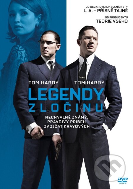 Film: Legendy zločinu (Ridley Scott a Brian Helgeland) (DVD). Magicbox, 2016 Film: Legendy zločinu (Ridley Scott a Brian Helgeland) (DVD). Magicbox, 2016
