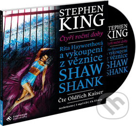 Audiokniha: Rita Hayworthová a vykoupení z věznice Shawshank (Stephen King). Tympanum, 2023 Audiokniha: Rita Hayworthová a vykoupení z věznice Shawshank (Stephen King). Tympanum, 2023
