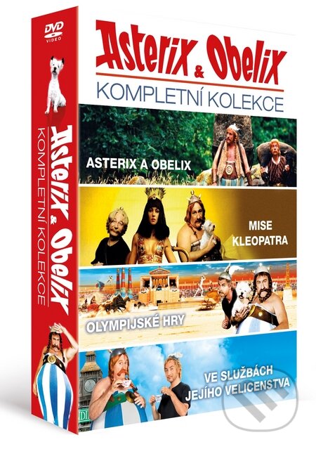 Film: Kolekcia Asterix a Obelix (Claude Zidi, Alain Chabat, Frédéric Forestier a Laurent Tirard) (DVD). Hollywood, 2015 Film: Kolekcia Asterix a Obelix (Claude Zidi, Alain Chabat, Frédéric Forestier a Laurent Tirard) (DVD). Hollywood, 2015