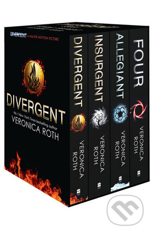 Kniha: The Divergent Series (Box Set 1 - 4 plus World of Divergent) (Veronica Roth). HarperCollins, 2014 Kniha: The Divergent Series (Box Set 1 - 4 plus World of Divergent) (Veronica Roth). HarperCollins, 2014